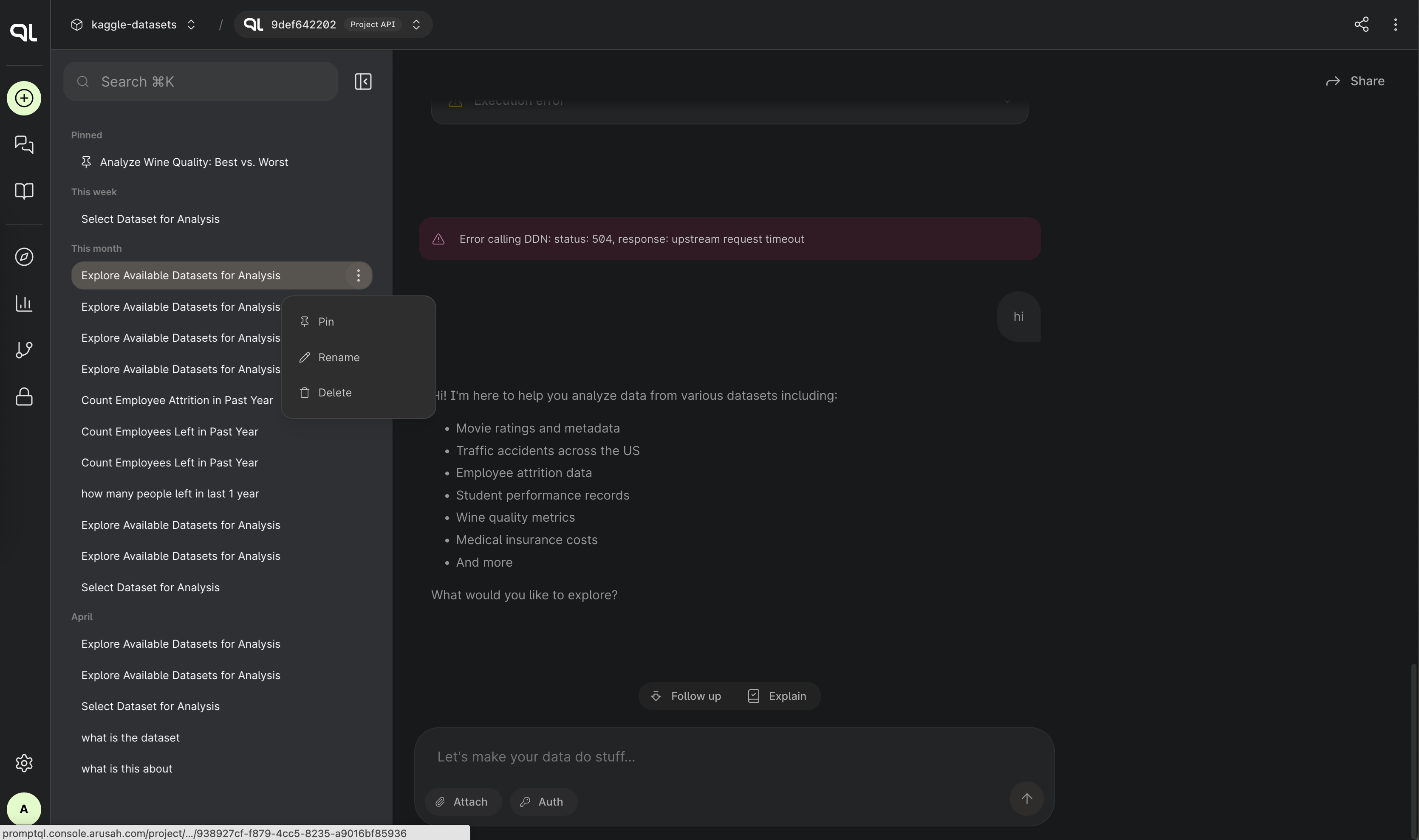 Edit Chat Title Button